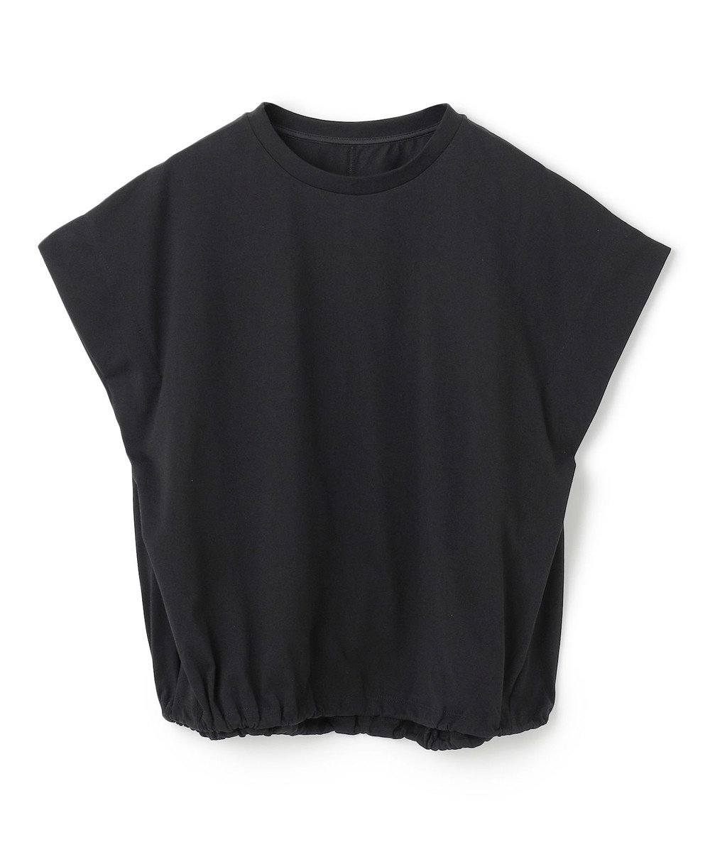 UNFILO L フレンチスリーブ ドロストTシャツ 