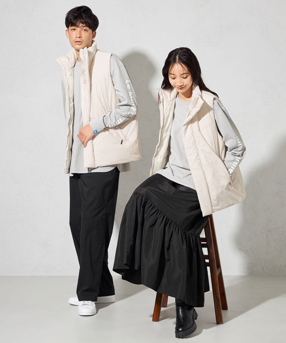 SHARE PARK MENS 【UNISEX】吸水速乾 ショルダーロゴロングスリーブTシャツ（L・XLサイズ） 