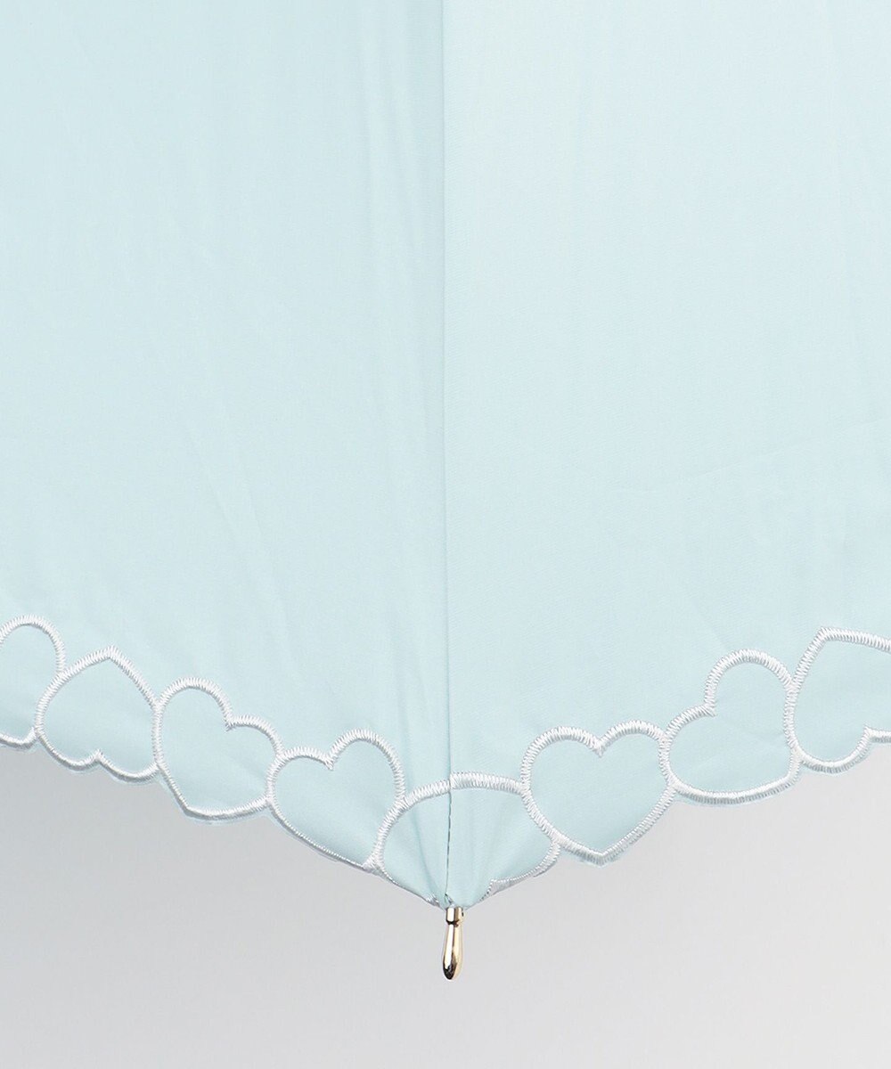 MOONBAT 【一級遮光】FURLA 晴雨兼用長傘 ハート刺繍 