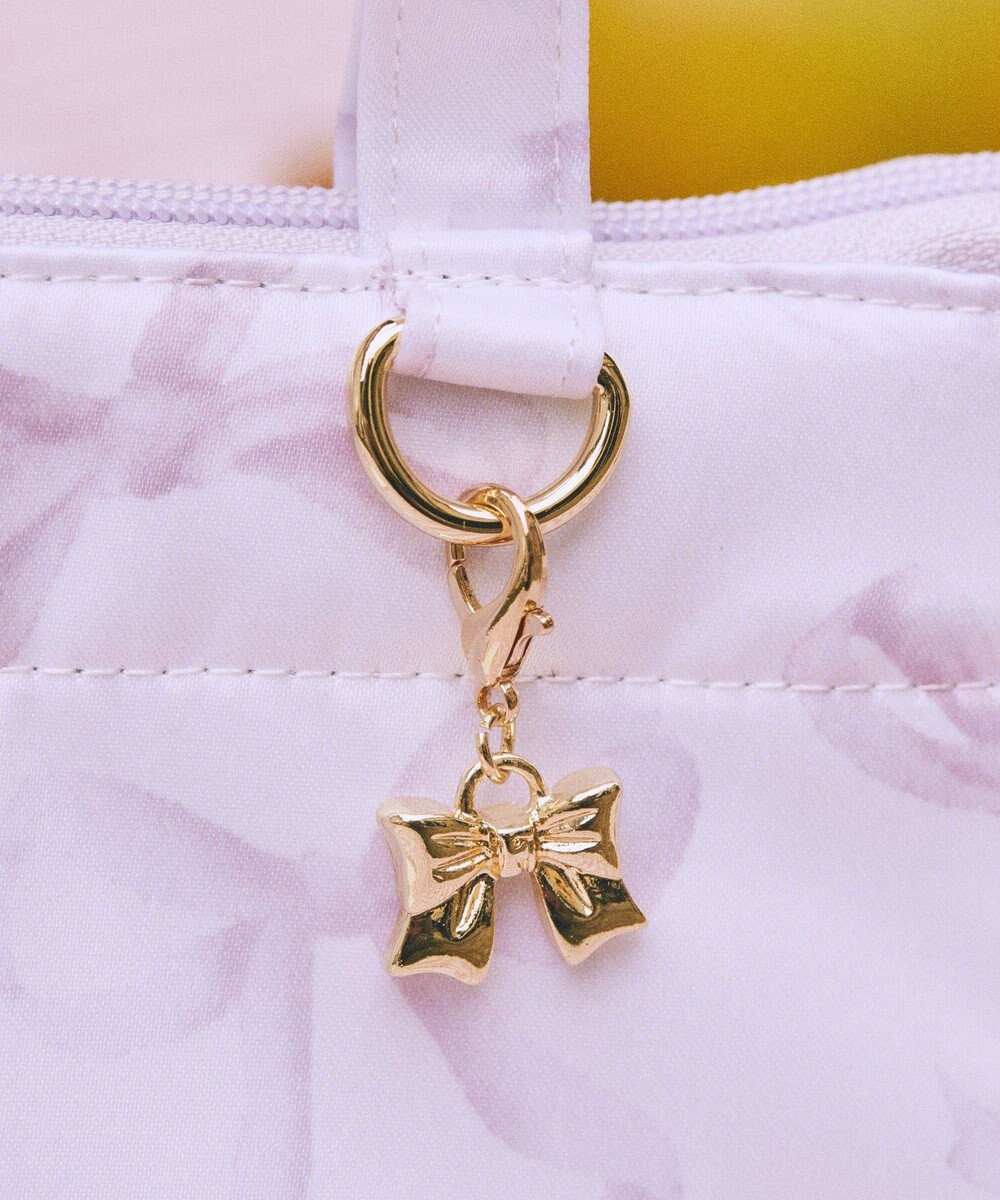 Maison de FLEUR 【保冷機能付き】リボン柄保冷バッグ 