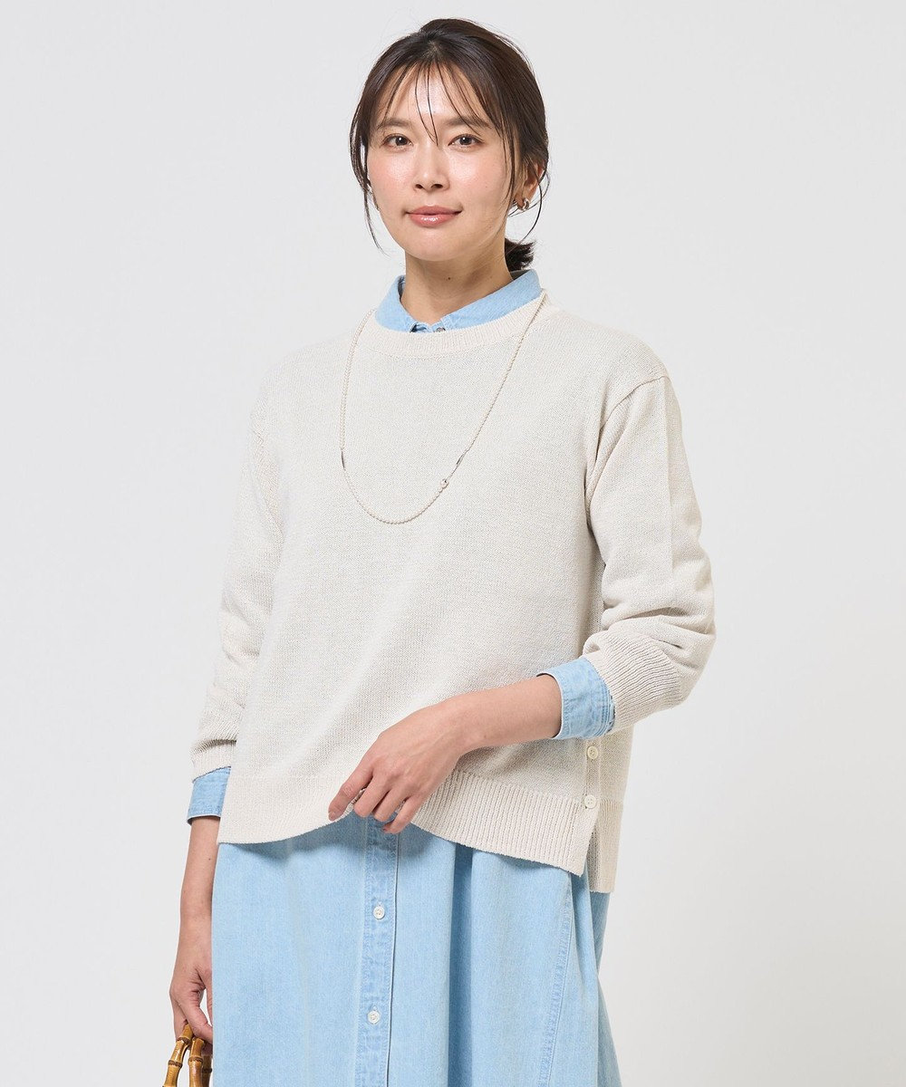 J.PRESS LADIES DRY COMFORT クルーネック ニット 