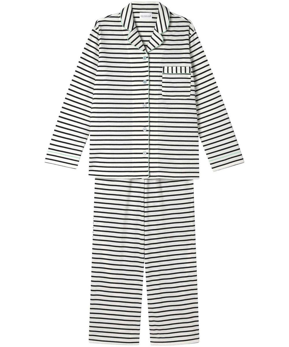 une nana cool 【綿混】ポンチボーダーパジャマ 