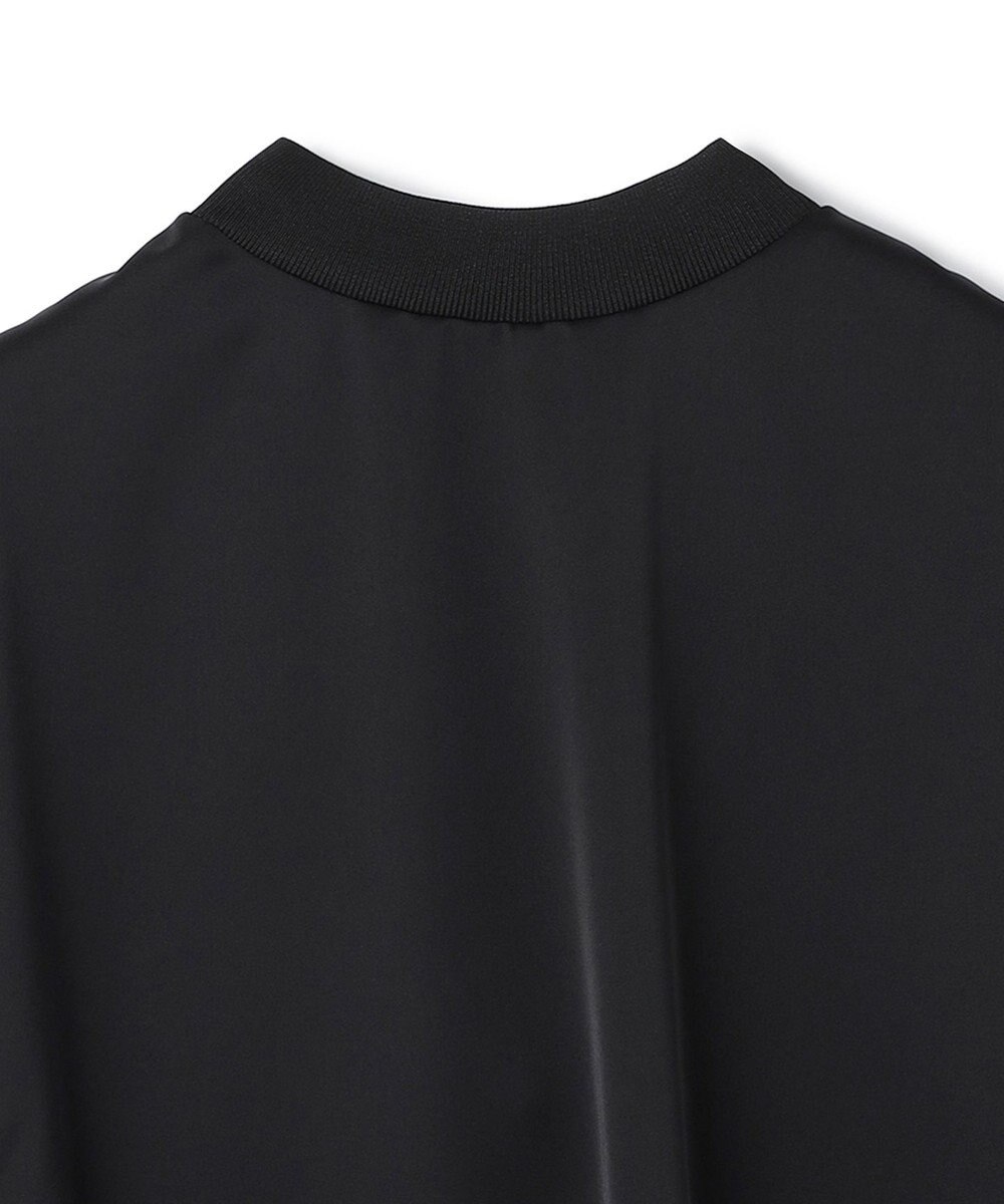 uncrave ライトダブルサテン タックブラウス 