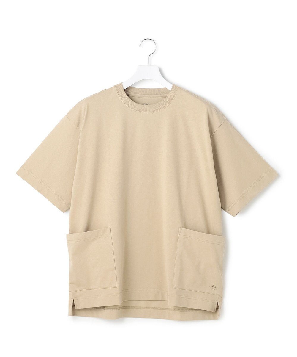 J.PRESS YORK STREET 【UNISEX】サイドポケット クルーネックTシャツ 