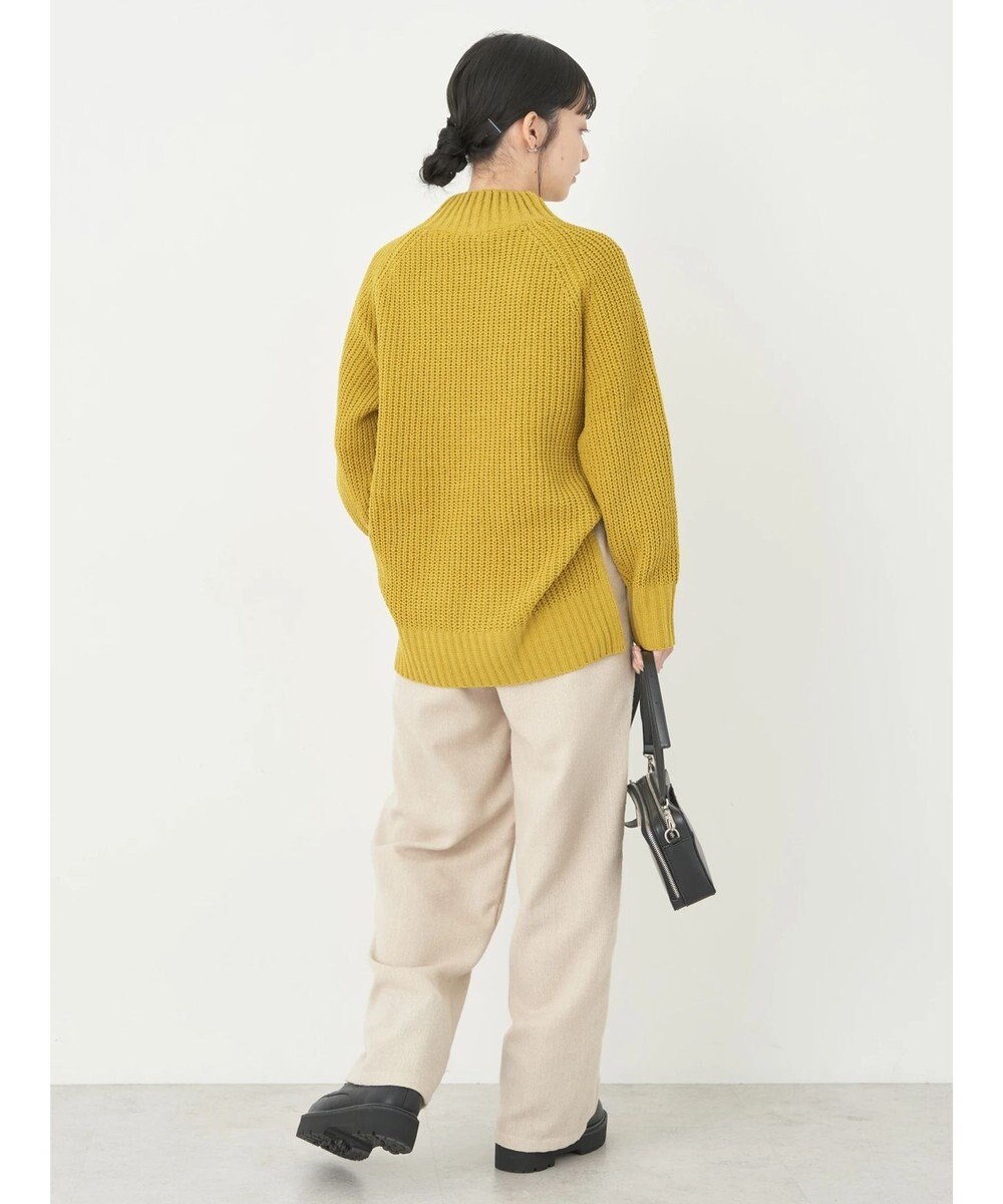 earth music&ecology マットベロアモールチュニック 