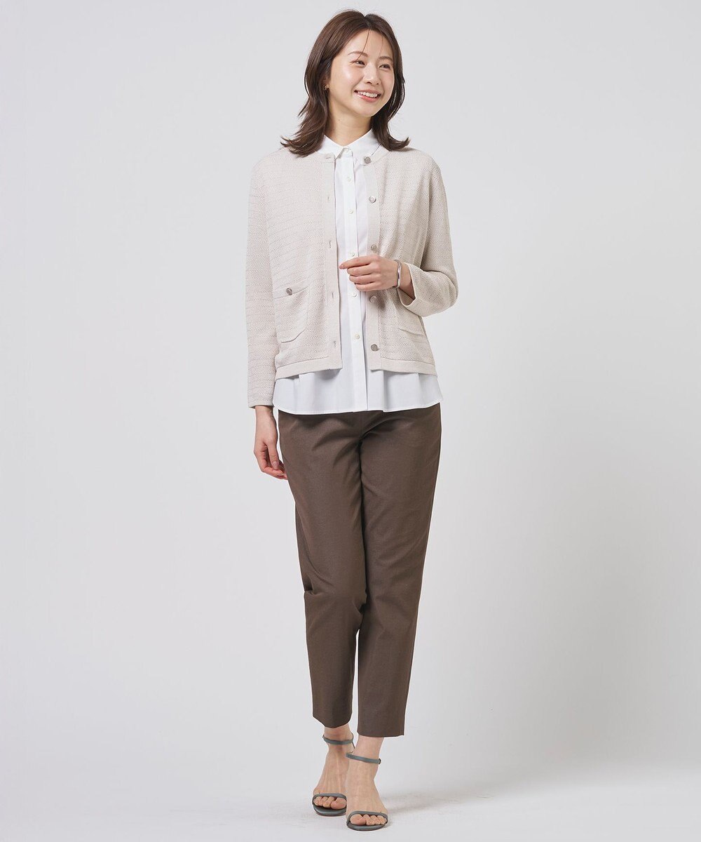 J.PRESS LADIES Paper Blend Summer ニット ジャケット 