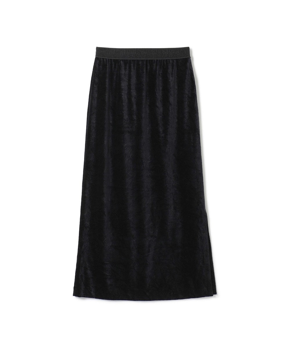 Chacott velour skirt ブラック（ワッシャーベロア）