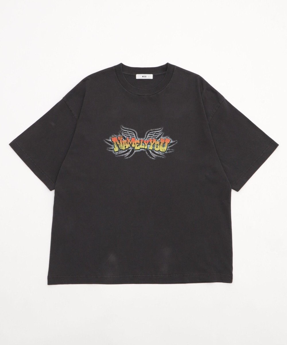 WEGO 【ユニセックス着用ITEM/MLサイズ展開】コンパクトフィットピグメントグラフィックT（SS） 