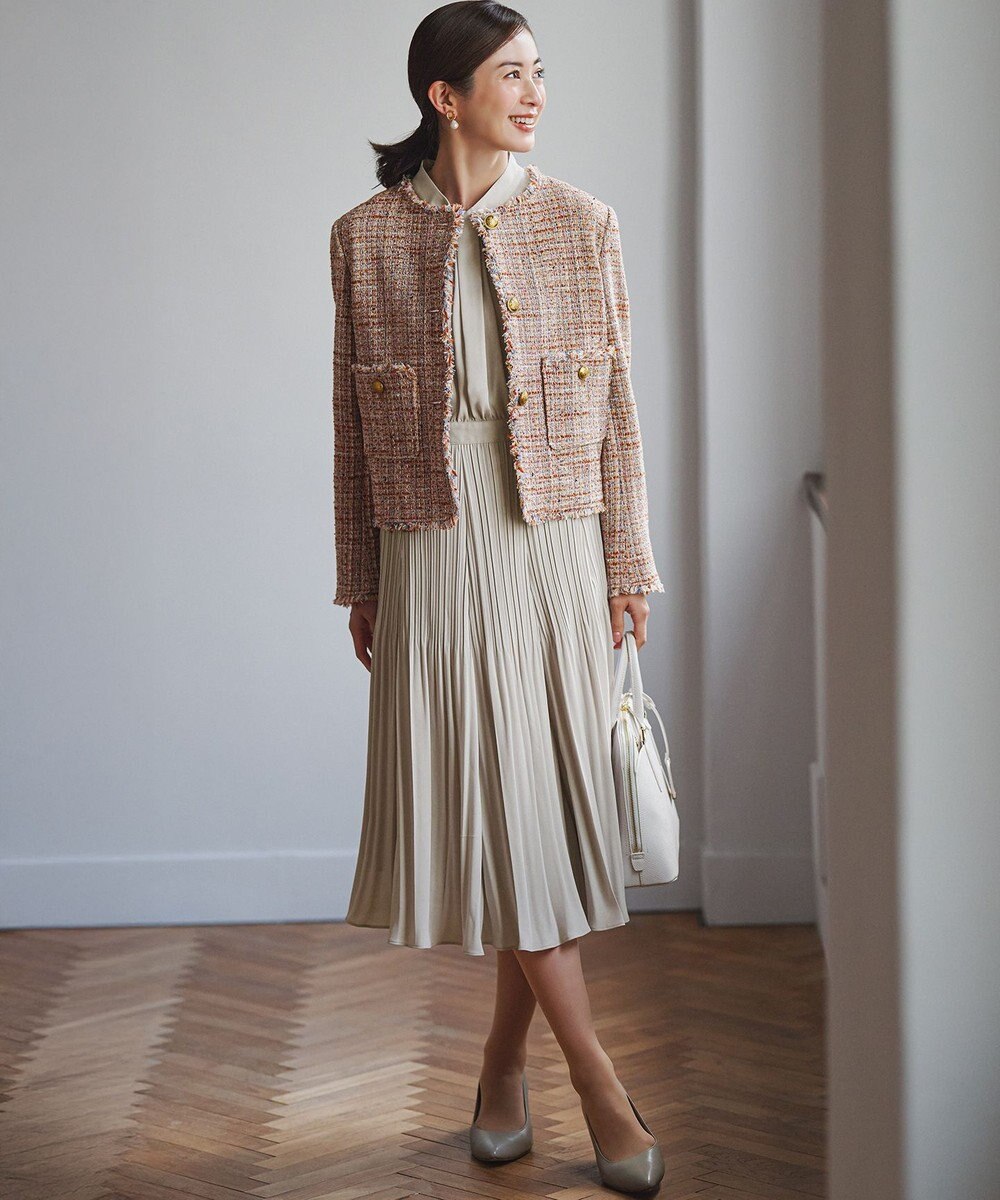 23区 S 【洗える】クリスタルアムンゼン ウエスト切り替え ワンピース 