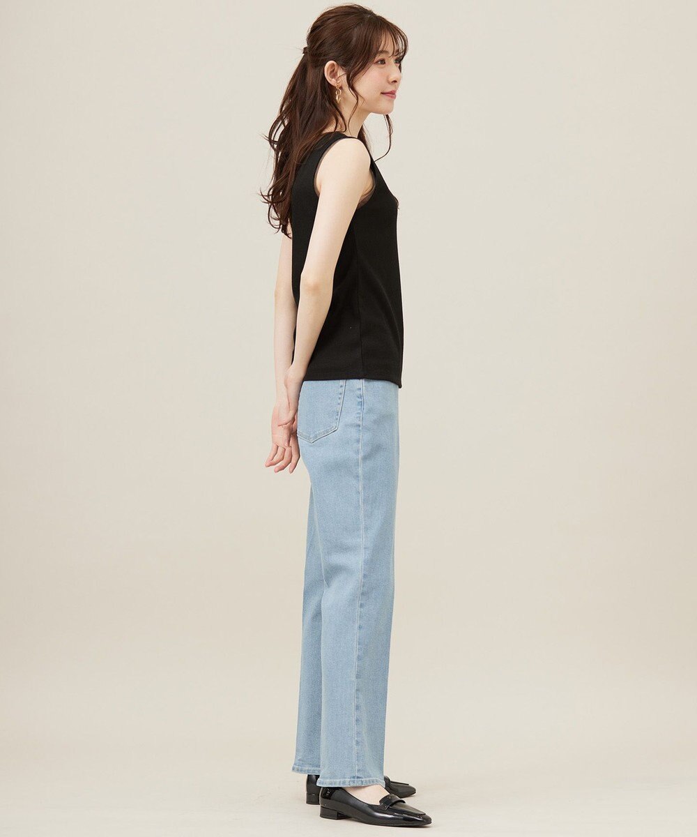 ANY SIS S 【洗える】チュールコンビラメ タンクトップ 