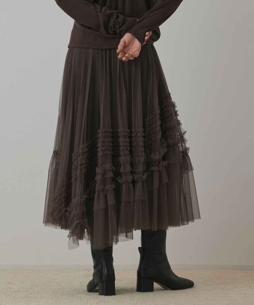 GRACE CONTINENTAL イレギュラ－チュ－ルスカート 