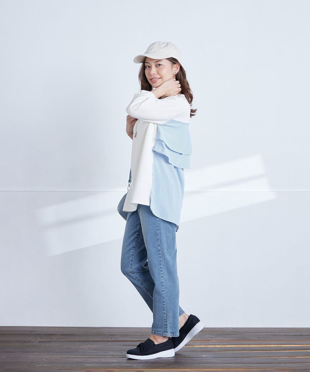 Tiaclasse 【洗える】バックフレアダイバープルオーバー 