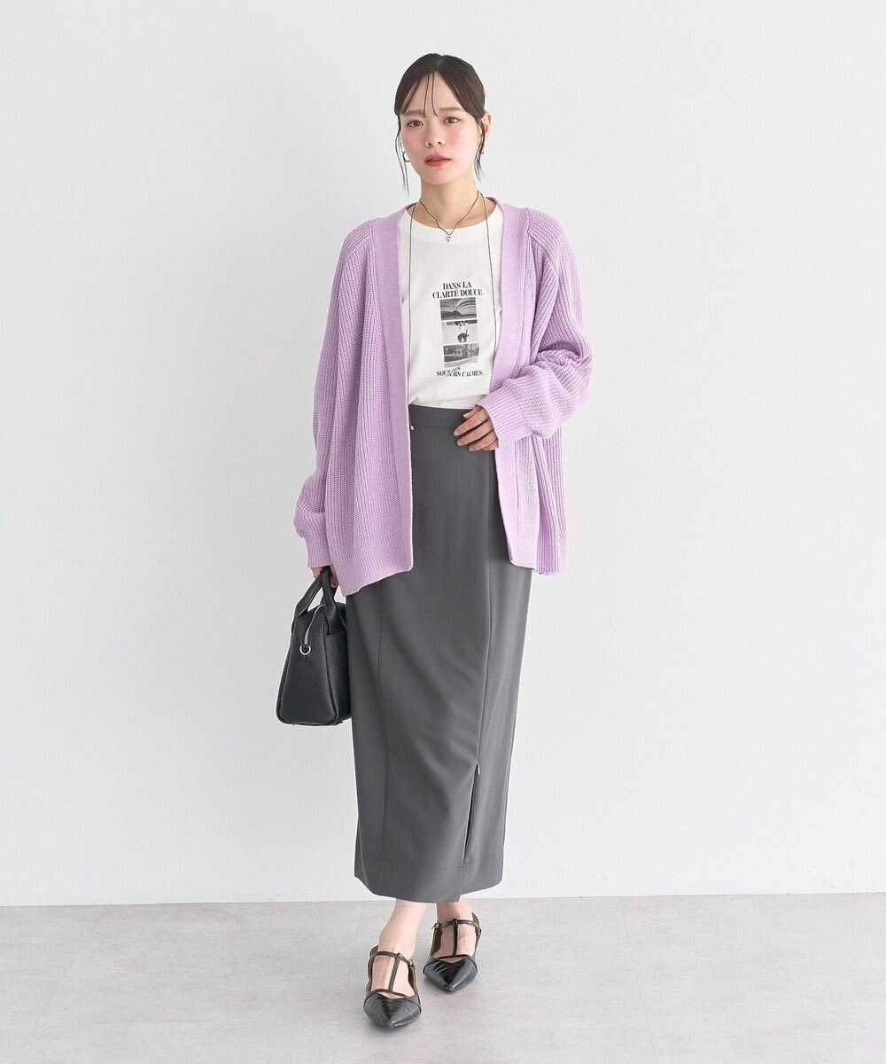 earth music&ecology アゼトッパーカーディガン 