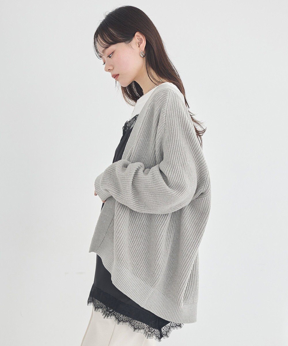 earth music&ecology アゼトッパーカーディガン 