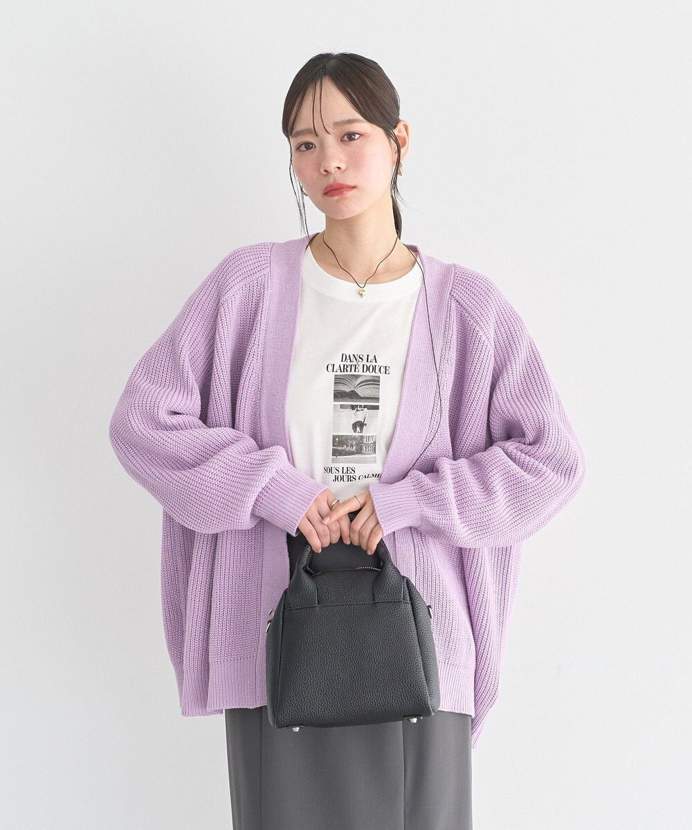 earth music&ecology アゼトッパーカーディガン 