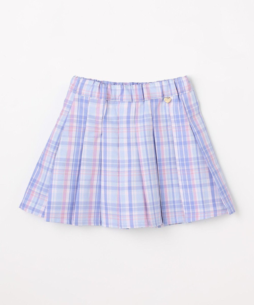 ANY KIDS チェックプリーツスカパン 