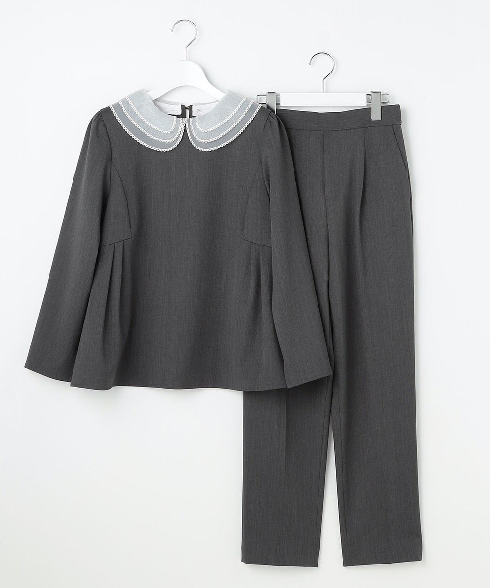 Feroux 【先行予約】2WAYレースカラー美シルエット セットアップ 