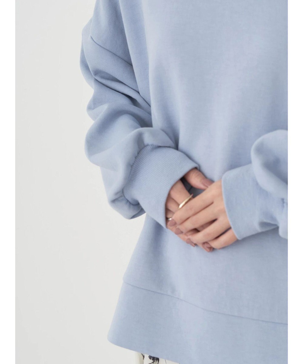 earth music&ecology サイドボタンダンボールプルオーバー 