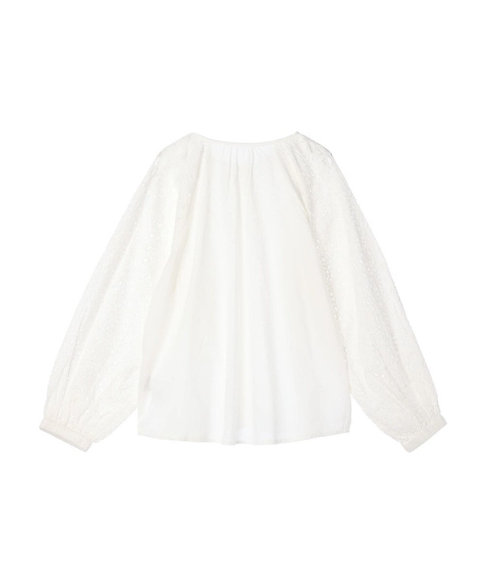 CRAFT STANDARD BOUTIQUE インド綿アイレット刺繍ブラウス 