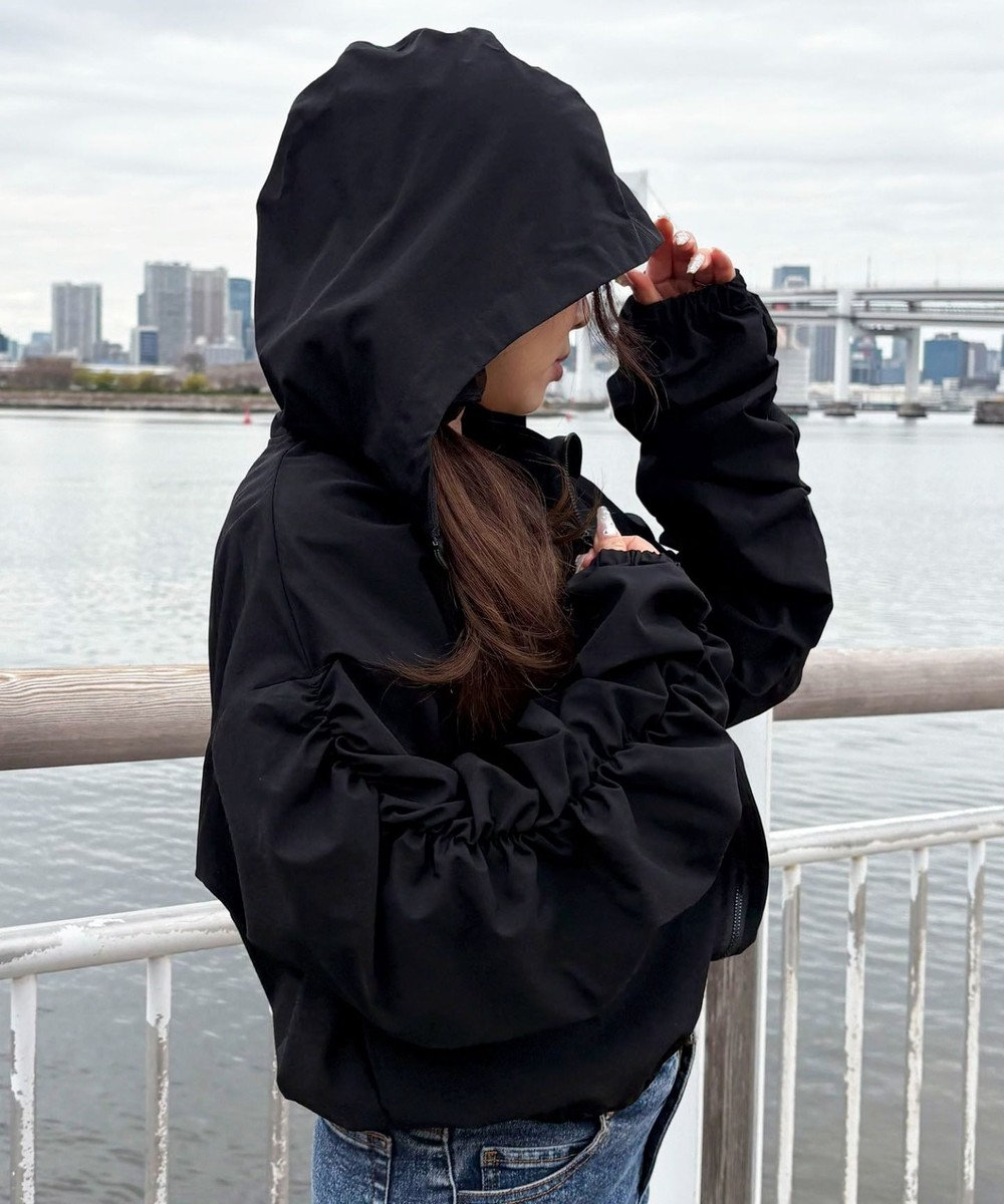 WEGO 【日焼け対策/セットアップ対応】ラッシュガードシャーリングパーカー 