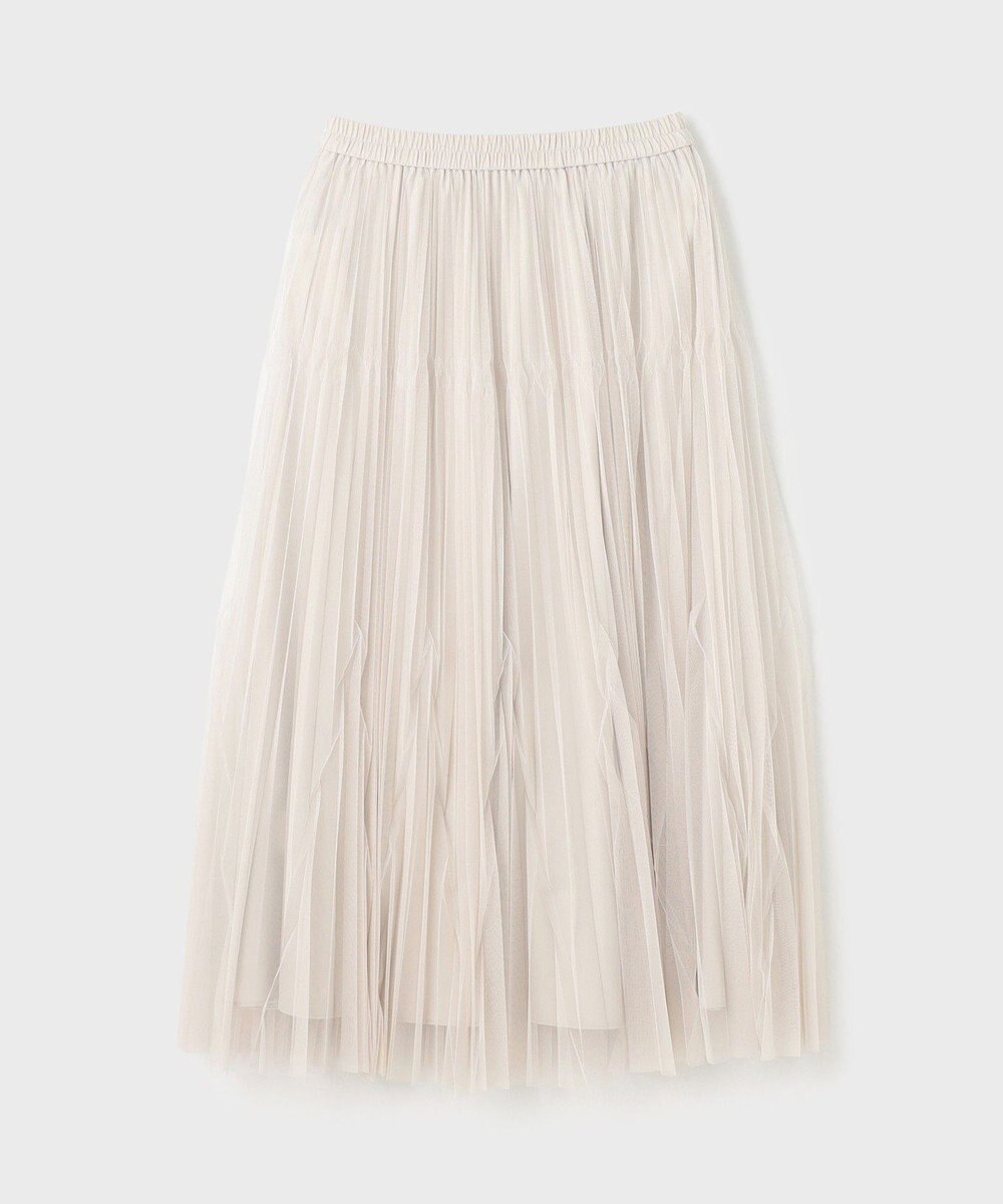 GRACE CONTINENTAL チュールマチプリーツスカート 
