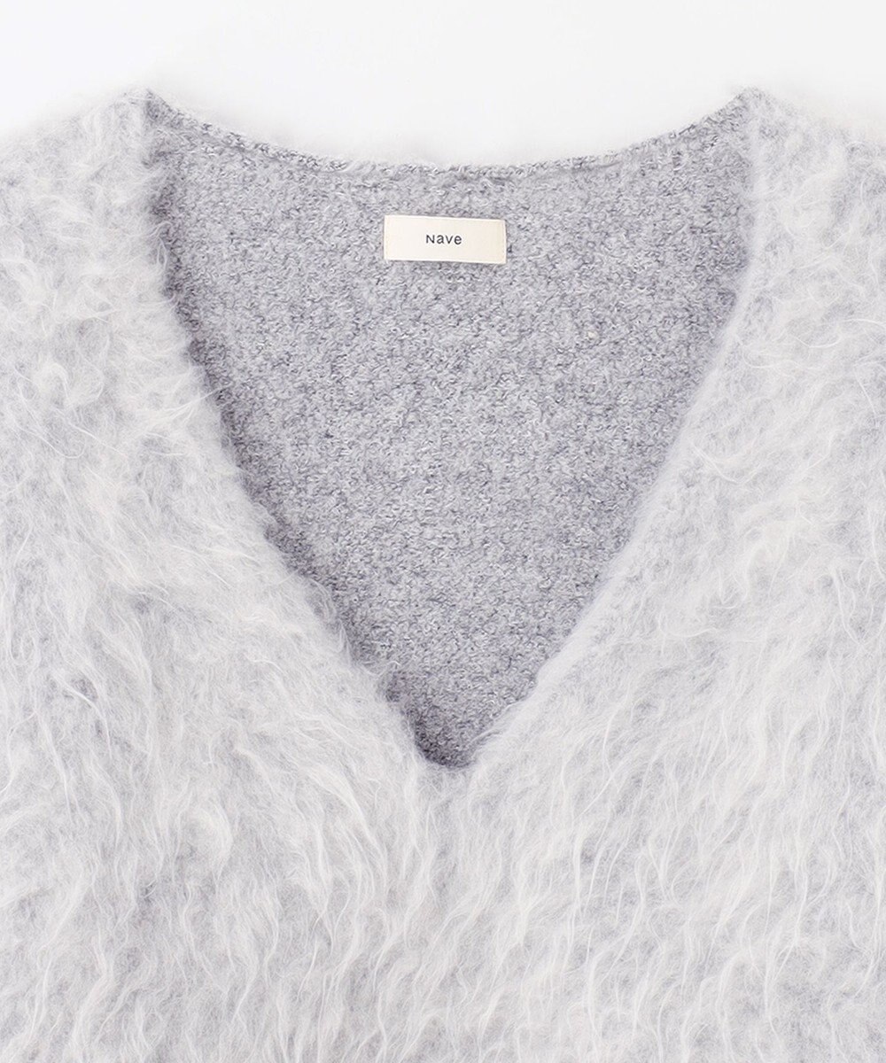 NAVE 【Nave】モヘアシャギーニットトップス 