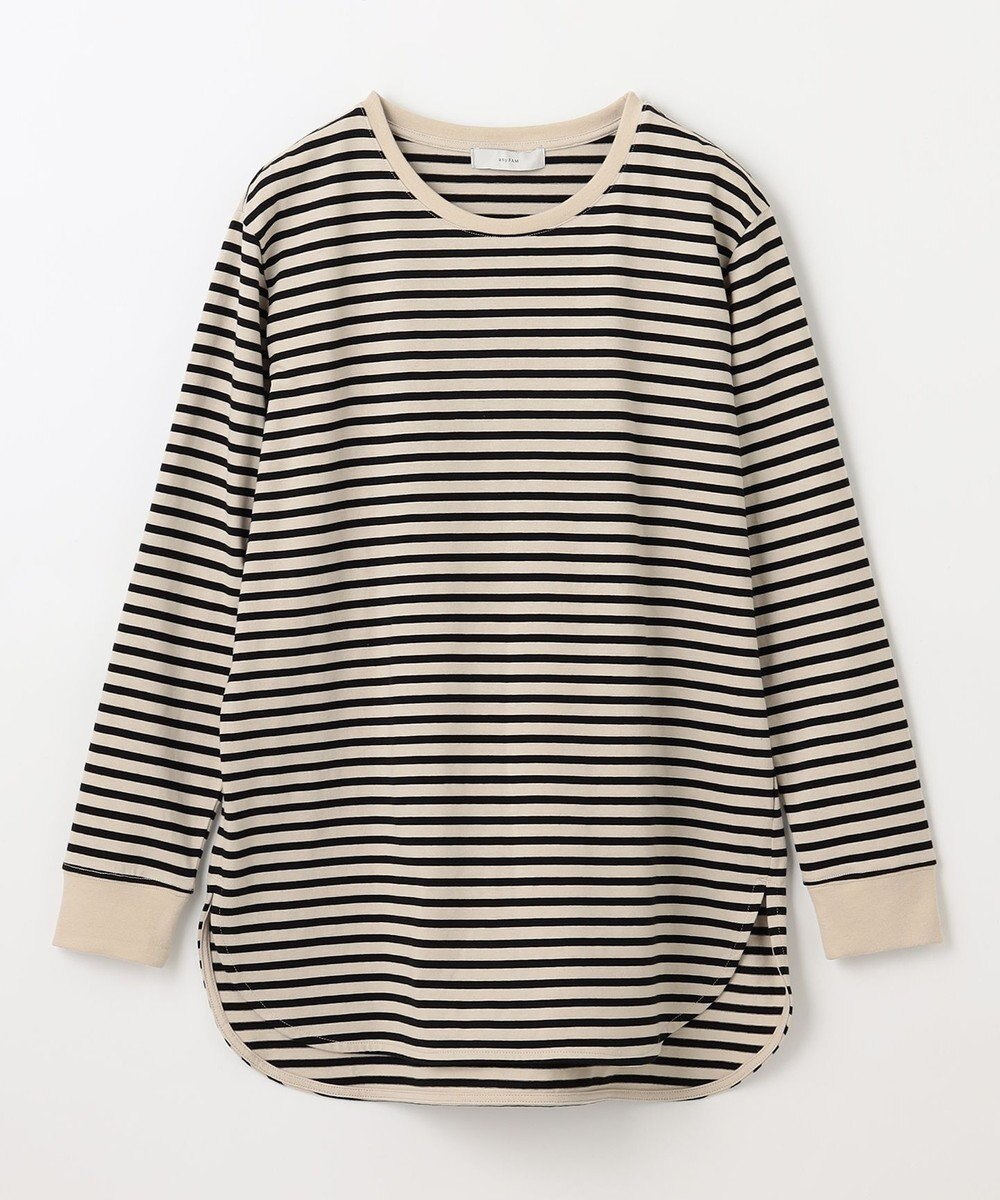 ANY リブポイントテールＴシャツ 