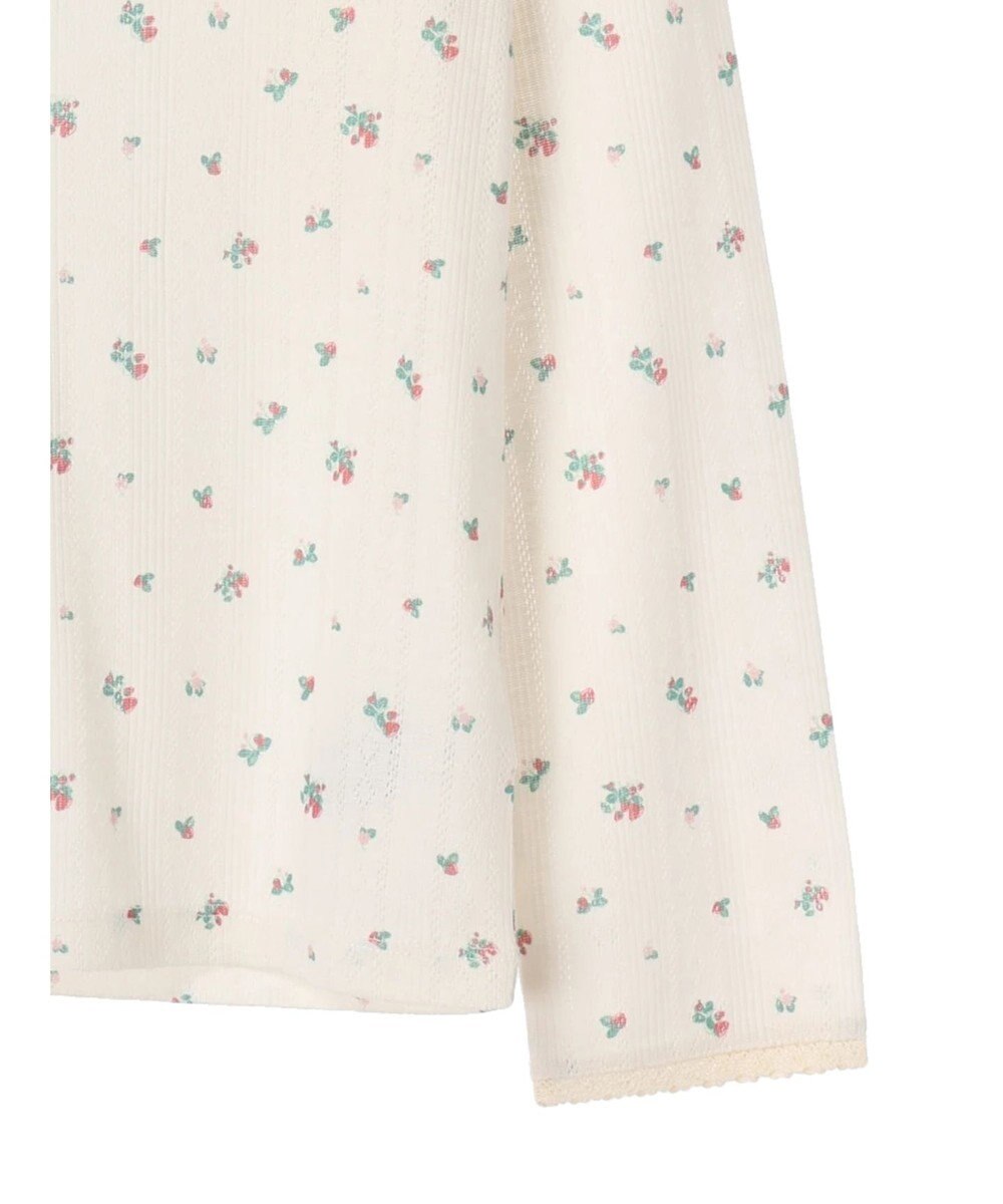 earth music&ecology アイレットジャガードタイトプルオーバー 