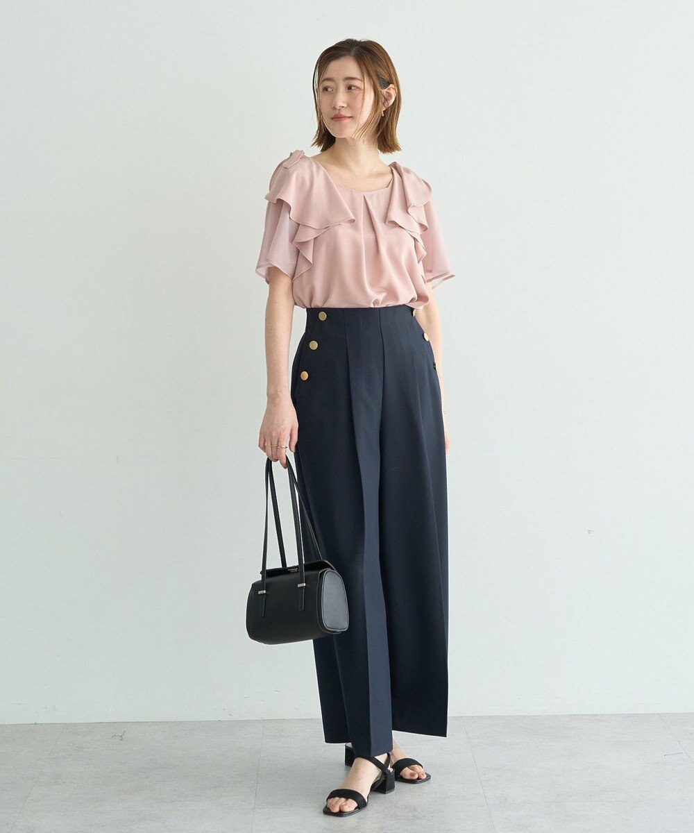 YECCA VECCA リボンスリーブブラウス 