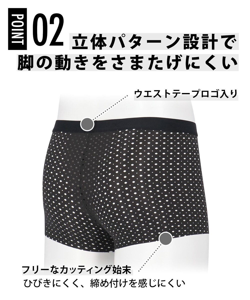 CW-X 【MEN】 CW-X スポーツショーツ 【3Dフィットパンチングショーツ】 ショート丈 高いストレッチ性 立体パターン設計 ムレにくい(本体) メンズ HSO130 /ワコール 