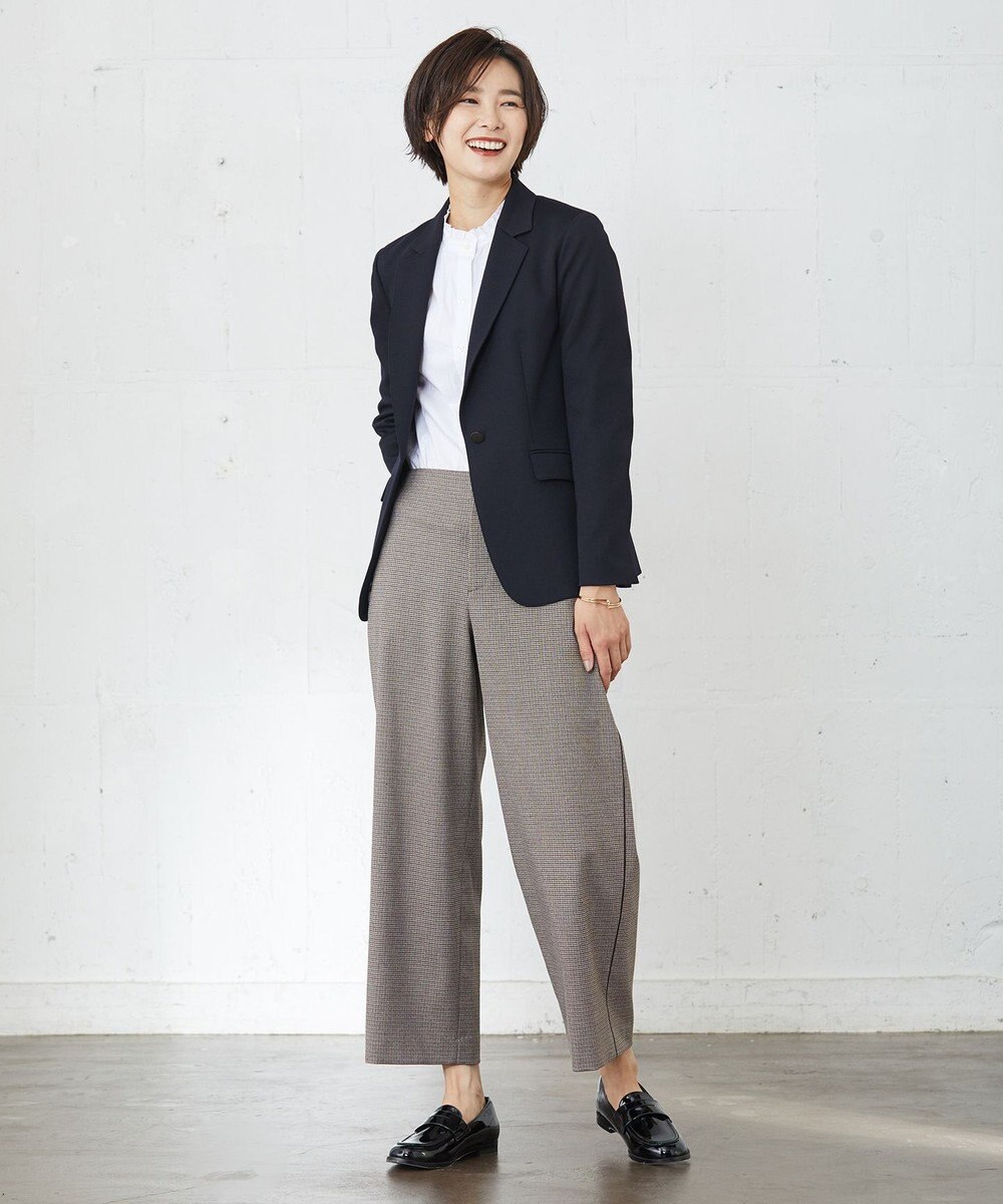 J.PRESS LADIES L ジャージー テーラード ジャケット 