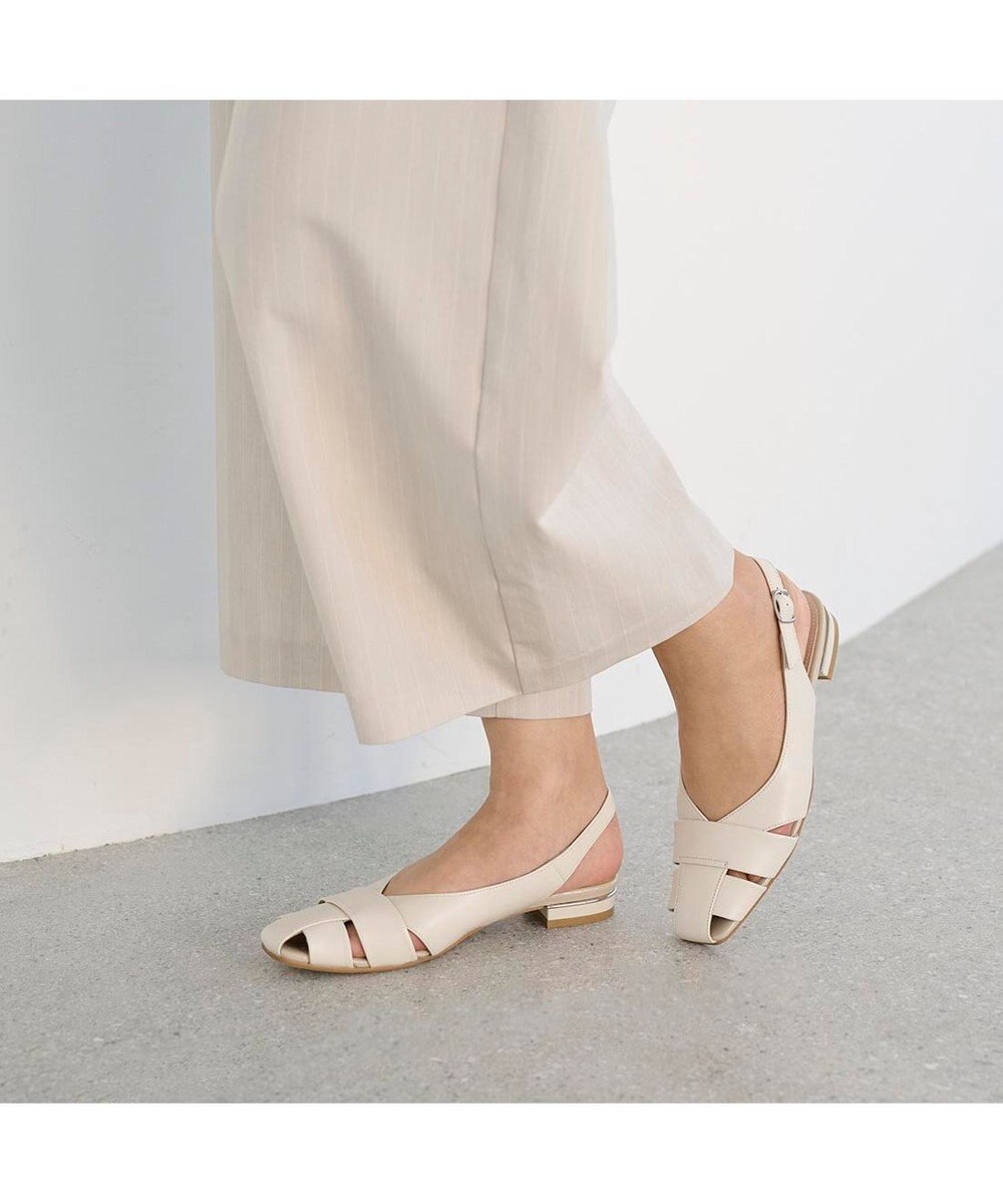 Riz raffinee <Riz raffinee>グルカデザインバックベルトパンプス 