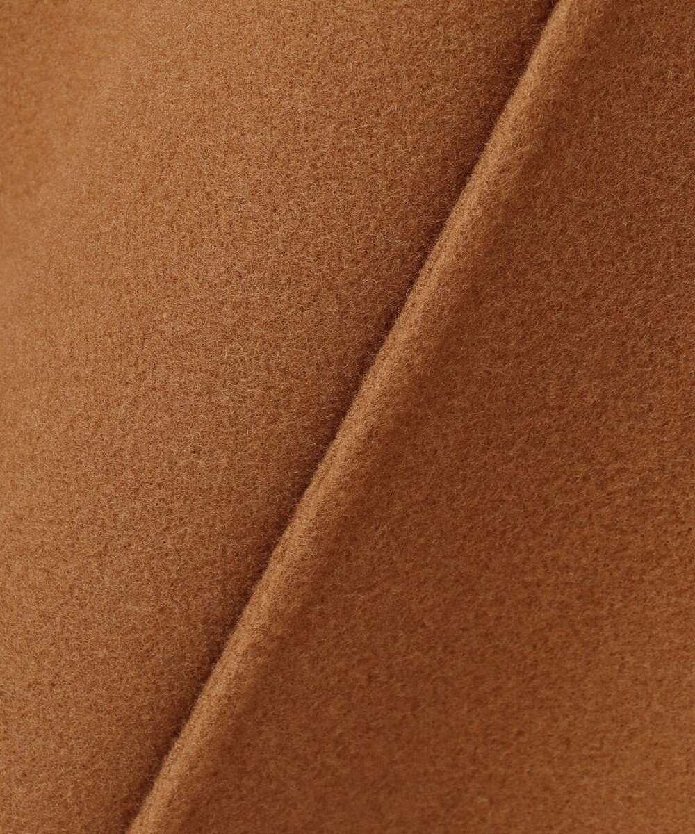 BEIGE， LEMOORE / ウールリバーフード付きロングジレ 