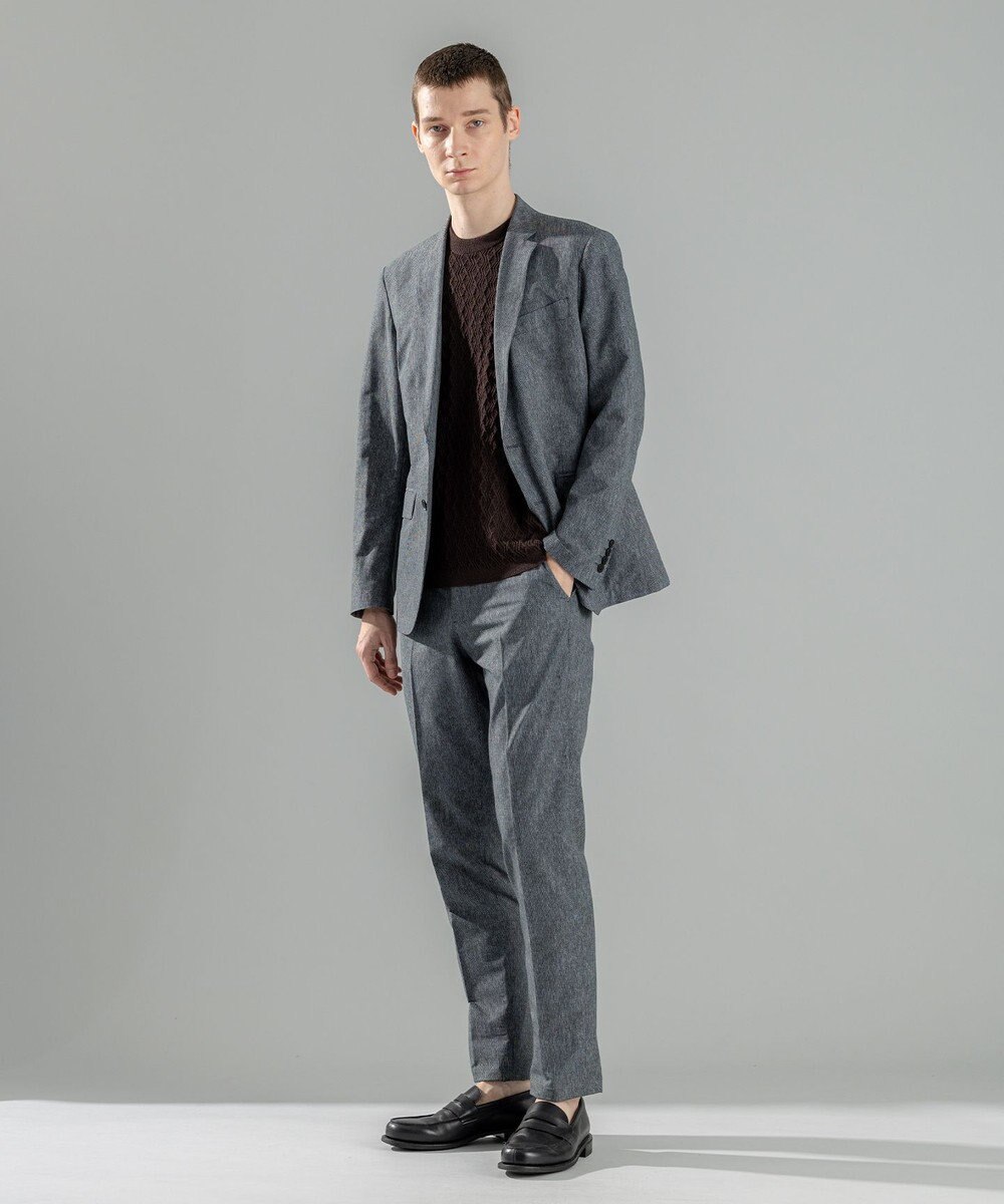 JOSEPH HOMME 【洗える】ドライコットンリンクス　半袖クルーネックニット 