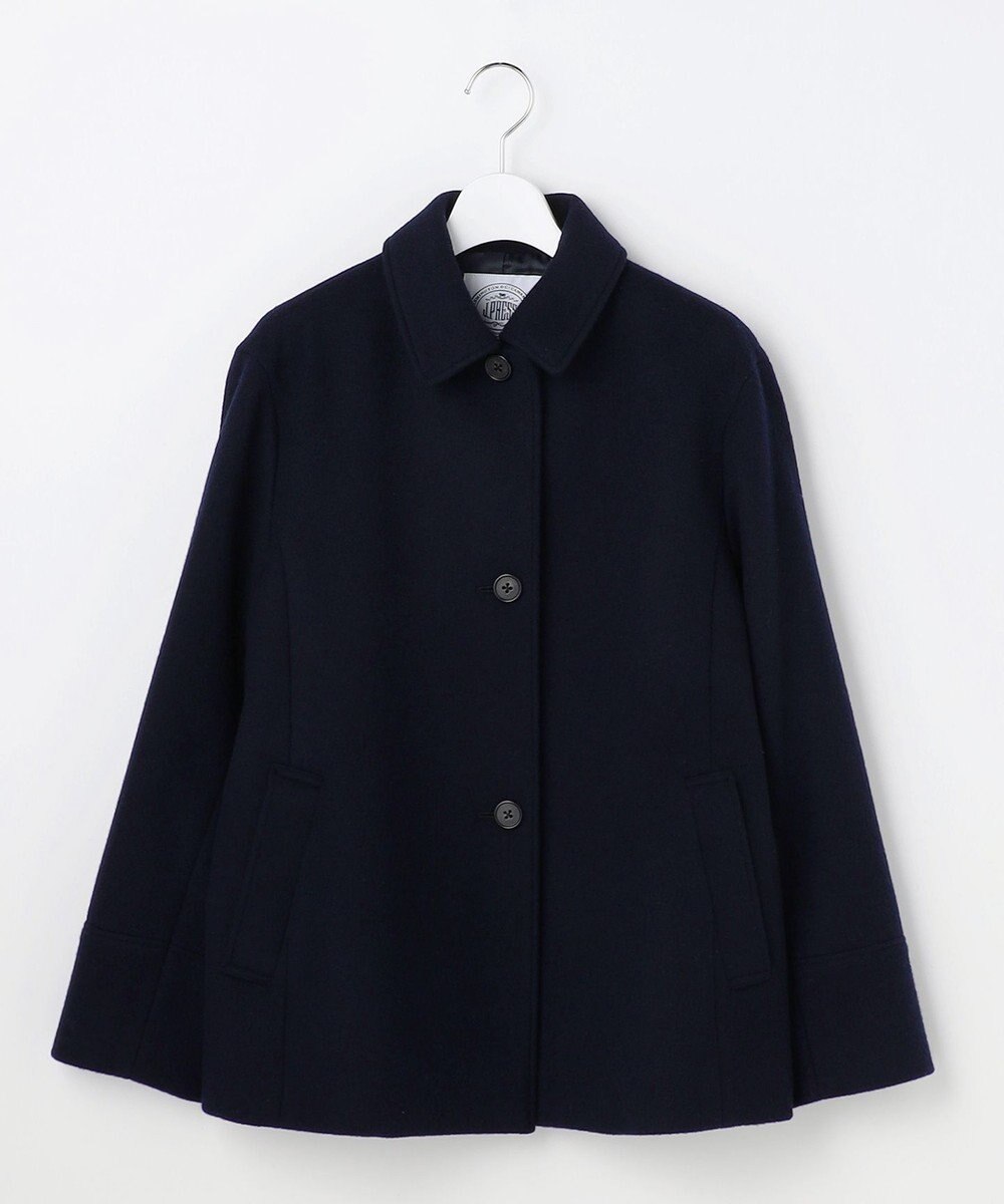 J.PRESS LADIES ショートビーバー ショート丈 ステンカラー コート 