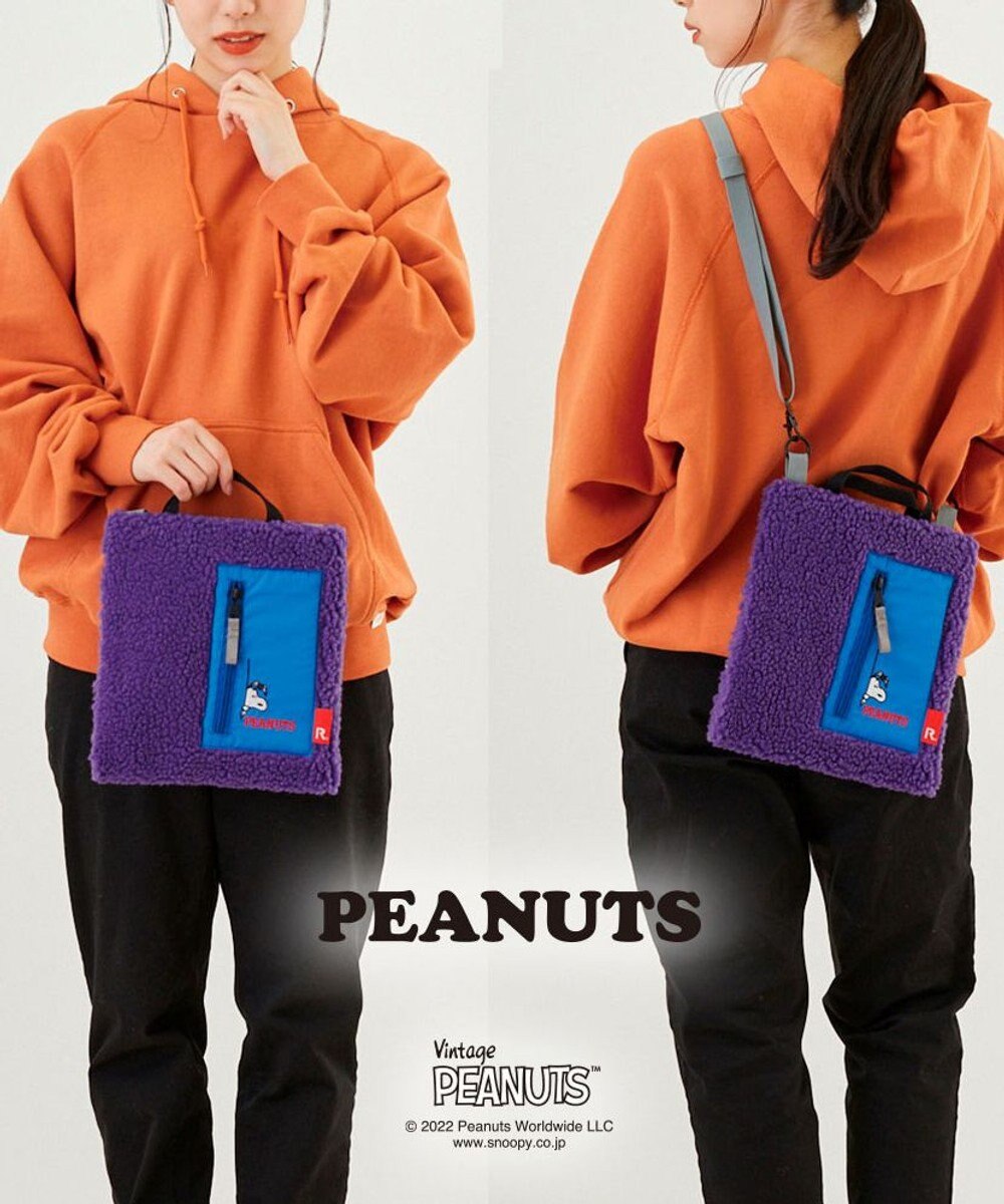 ROOTOTE 8274【スヌーピー】IP.サコッシュ.ボア.ピーナッツ-7V 