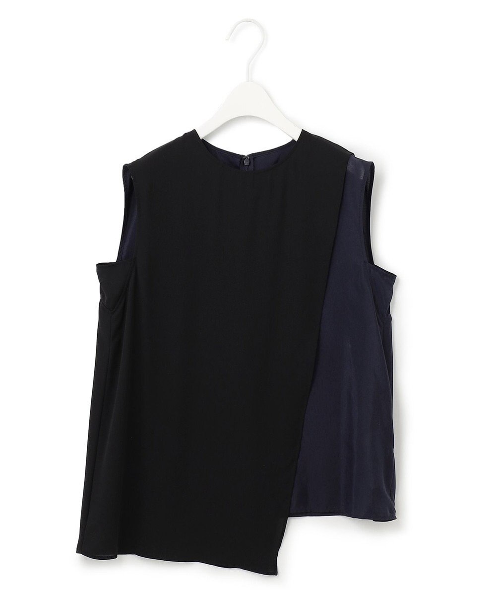 ICB 【Saki Tanakaさんコラボ】コラボプリント ノースリーブブラウス 