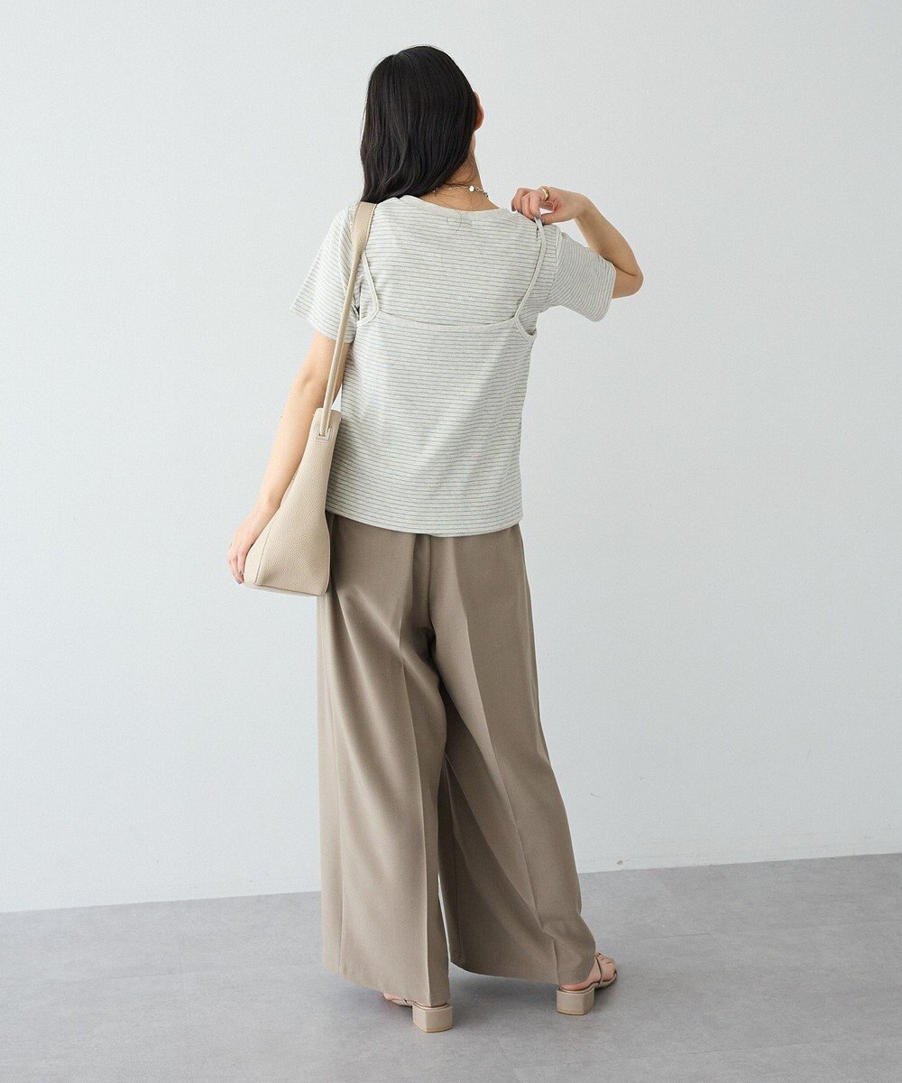 CRAFT STANDARD BOUTIQUE 2点セット/ボーダーキャミ+Tシャツ 