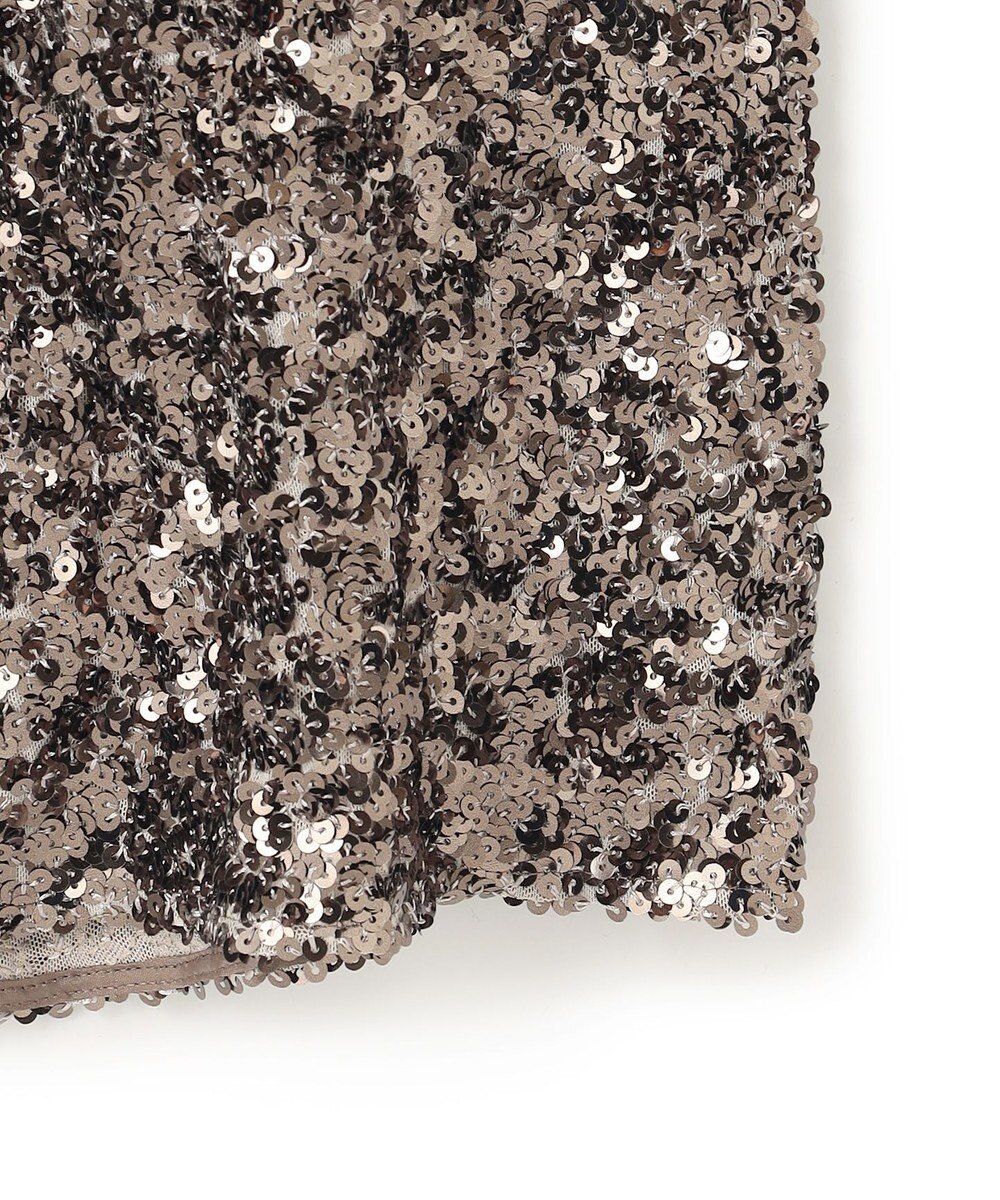 BEIGE， 【洗える】ALYSSUME / スパンコールストレッチニットスカート 