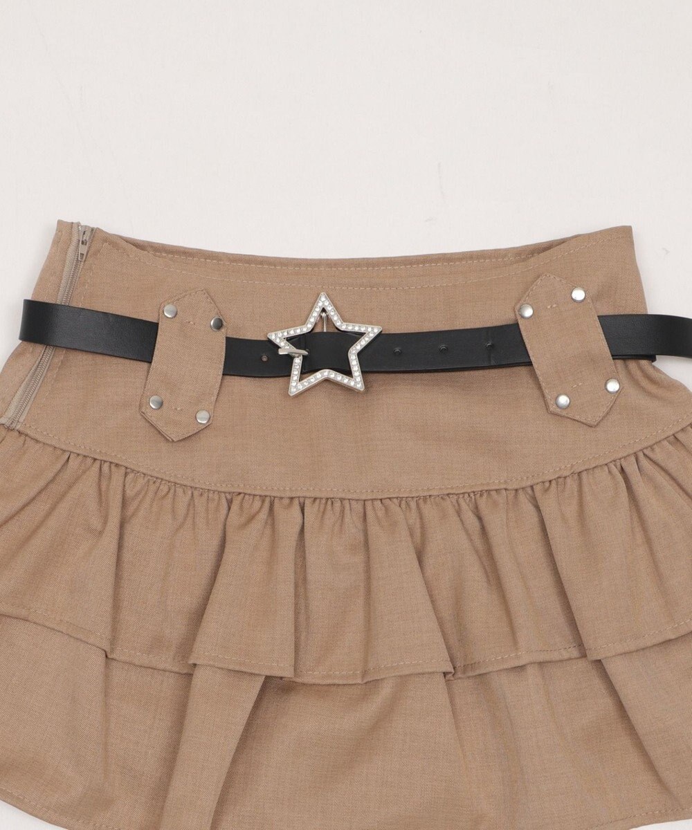 WEGO スターベルト付きティアードスカパン 