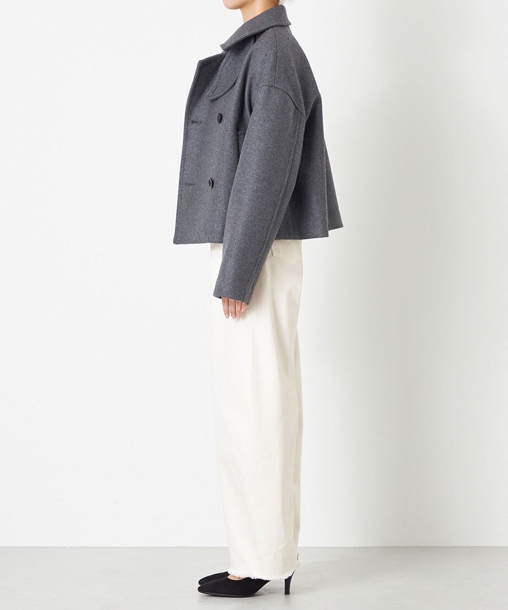 NAVE 【Nave】ダブルメルトン ショートPコート 