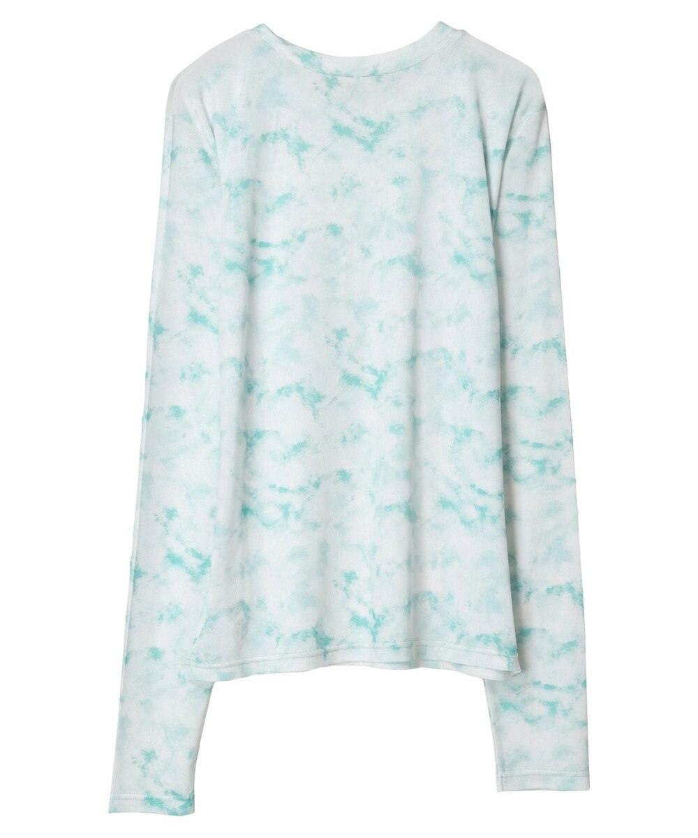 Green Parks クルーネックアソート柄シアープルオーバー 