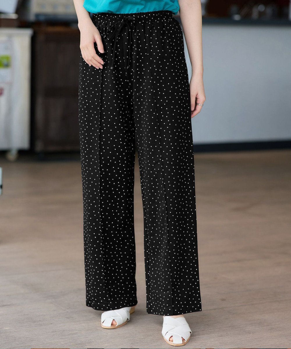 Tiaclasse 【おのののかさん着用】冷凛(ひやりん)カノコカットソーピンタックパンツ 