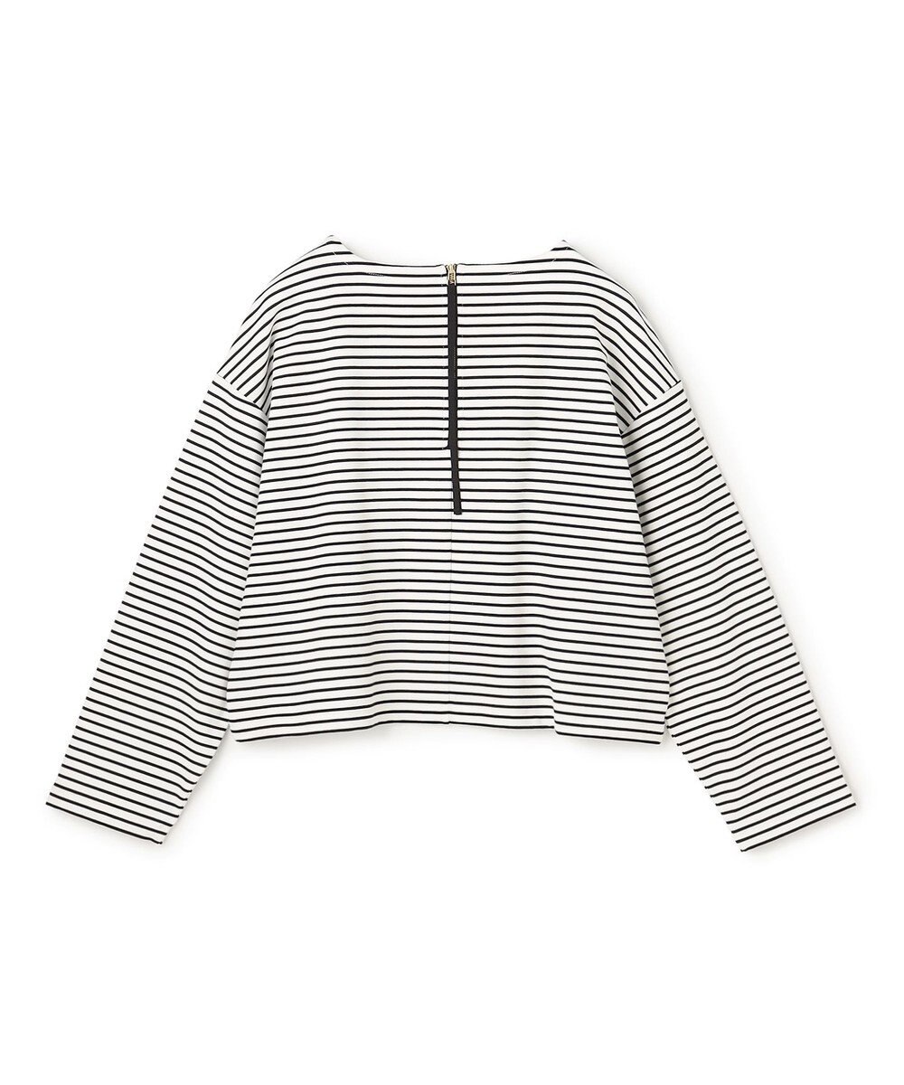 UNFILO L ハイツイストスムース バックZIP ボーダートップス 