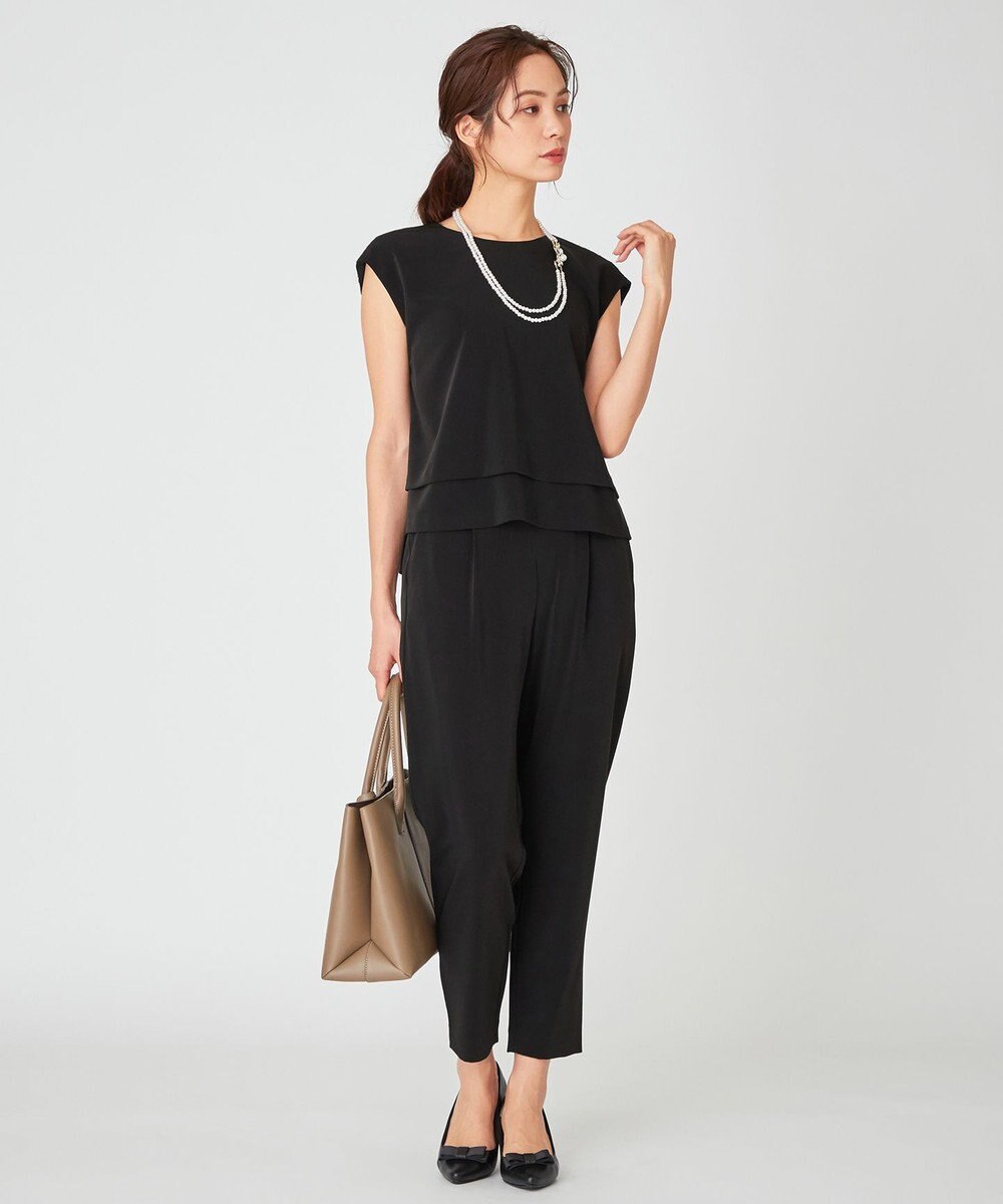 ANY フレンチスリーブブラウス×パンツ セットアップ 