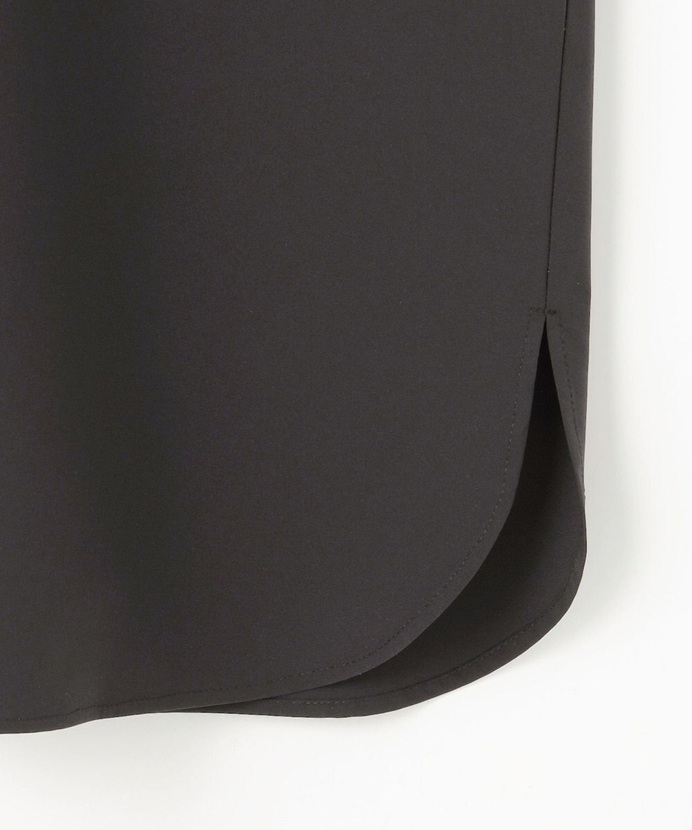 #Newans 【洗濯機可／撥水】シャーリングネック ボリュームスリーブシャツ 