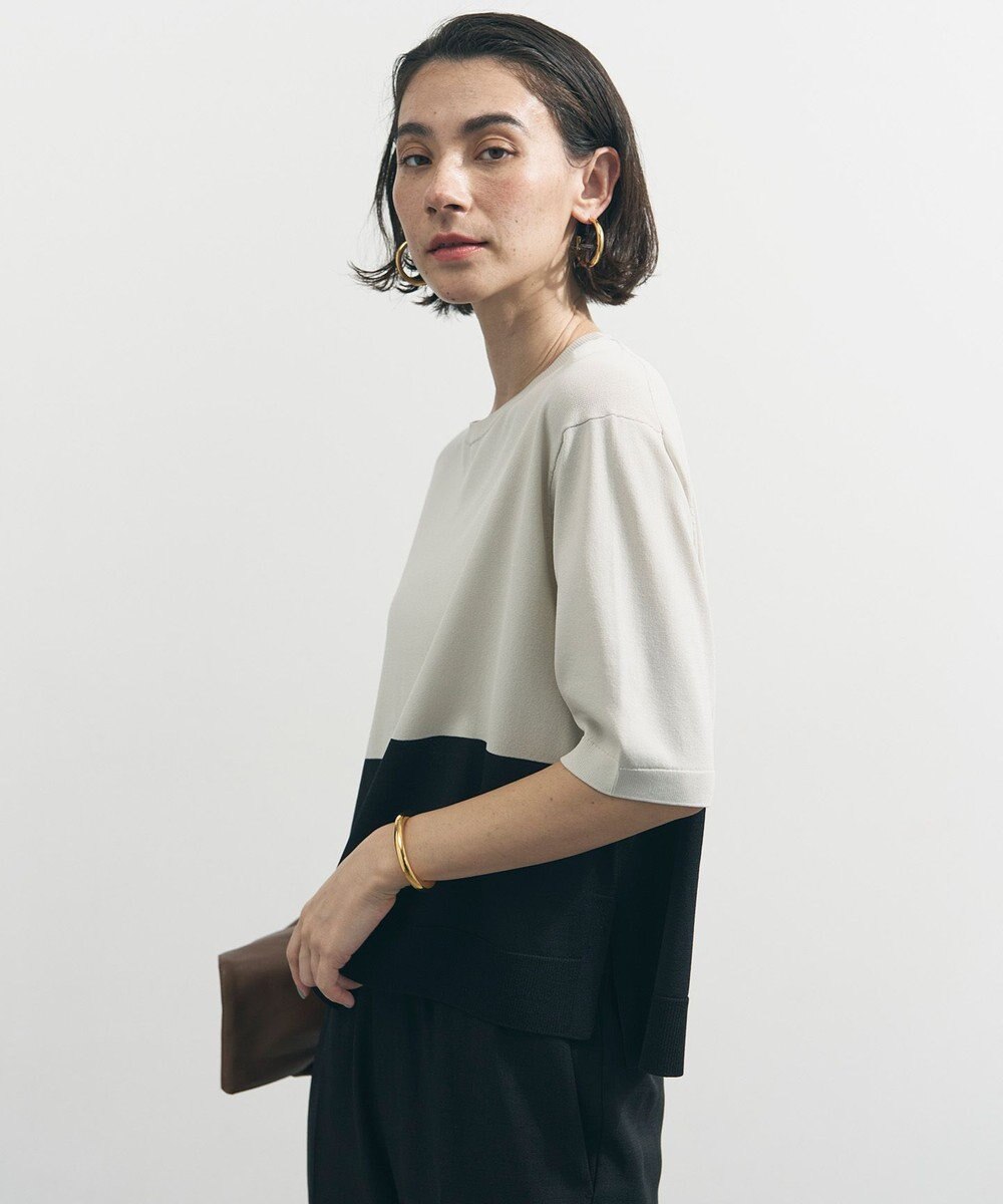 UNFILO L スゴ機能美ニット ハーフスリーブ 