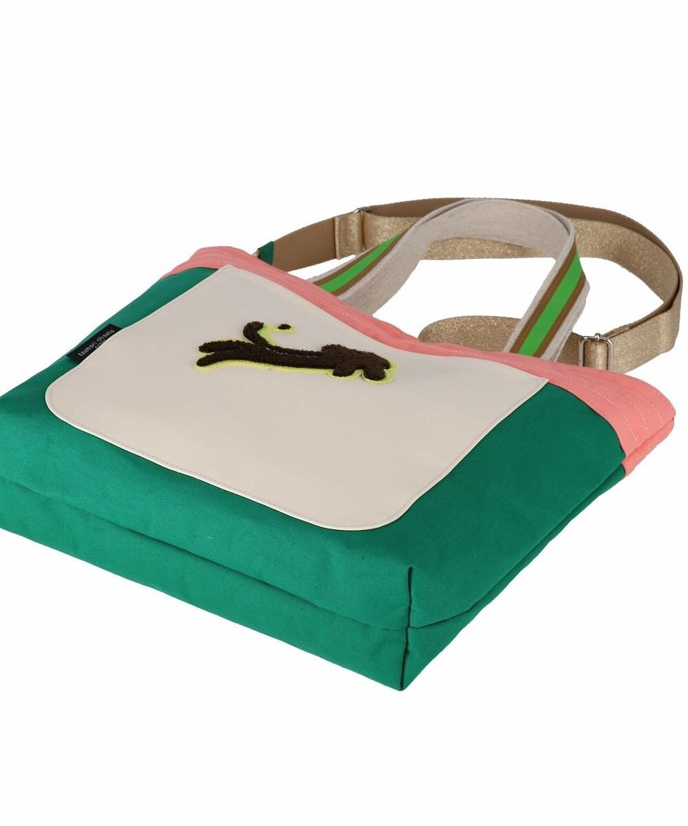 tsumori chisato CARRY キラミックスコンビ トートバッグ 2wayショルダー A4収納 ネコ 