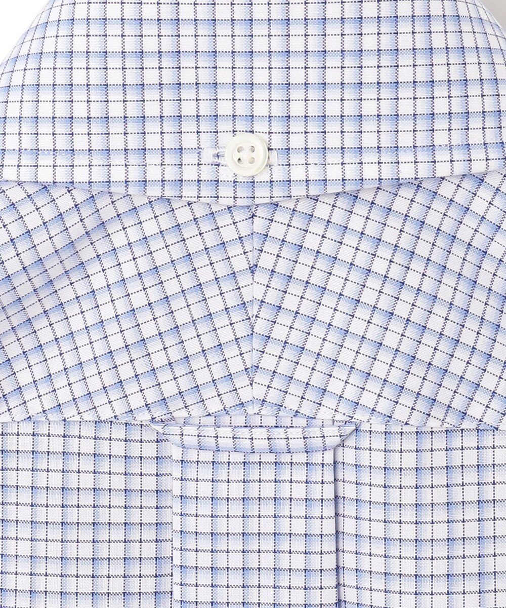 J.PRESS MEN 【EXTRA COMFORT / 形態安定・ストレッチ・抗菌防臭・速乾】ピンオックス ファンシーチェック 半袖シャツ/B.D. 