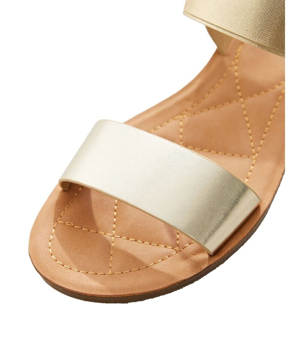 Green Parks ・ｒｉｃｈ　ｂｌｕｅ　ゴムストラップサンダル 